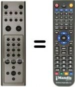 Replacement remote control Amstrad DXS 3500