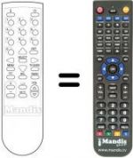 Replacement remote control Pace DVR 501 (ver. 2)
