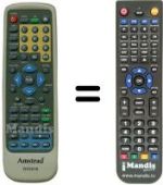 Replacement remote control Amstrad DX 3016