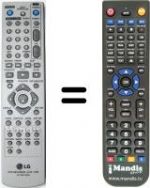 Replacement remote control Goldstar RC 185