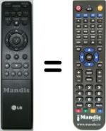 Replacement remote control Goldstar RH-388 H