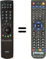 Replacement remote control Loewe XEMIS 5006 DD