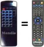 Replacement remote control FTE MAXIMAL ESR 3200