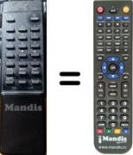 Replacement remote control Pace MSP 995