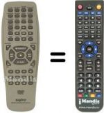 Replacement remote control Sanyo SL 20