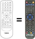 Replacement remote control Yamaha S510