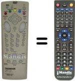 Replacement remote control Hifivox DTH 210