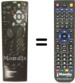 Replacement remote control Hifivox DTH 3300