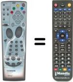 Replacement remote control Hifivox DTH 5400