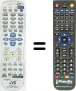 Replacement remote control JVC DR-MV 1 S
