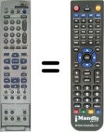 Replacement remote control JVC DM-MH 30 SE