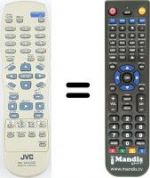 Replacement remote control JVC XV-33