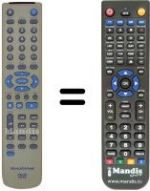Replacement remote control Schaub Lorenz SL D 6000