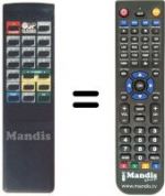 Replacement remote control Amstrad SRX 510