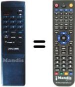 Replacement remote control Amstrad SRX 360