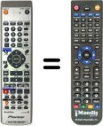 Replacement remote control Pioneer DVR 3100 S