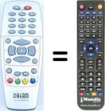 Replacement remote control Dream Multimedia DM 500 S