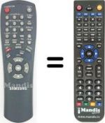 Replacement remote control Samsung SV435XV
