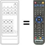 Replacement remote control Goldstar CLT2172