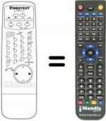 Replacement remote control Irradio FTC1449