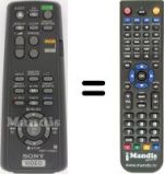 Replacement remote control RMT-V256A