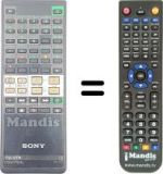 Replacement remote control Sony 1-465-783-11
