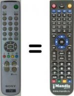 Replacement remote control RM889