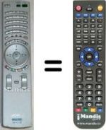Replacement remote control Sony KP-48PS2