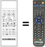 Replacement remote control NordMende V1005M