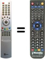 Replacement remote control Telesystem 27ORUM [B]