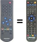 Replacement remote control Grundig STR6102