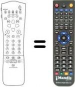 Replacement remote control Philips 28PW8807