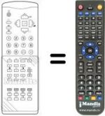 Replacement remote control Samsung 3F14-00037-050