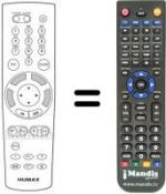 Replacement remote control REMCON1023