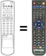 Replacement remote control KAON MEDIA 570KTSC