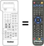 Replacement remote control LG 597-080E
