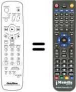 Replacement remote control LG 597-086F
