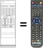 Replacement remote control LG GHV8210