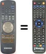 Replacement remote control Samsung SV35XK