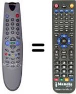 Replacement remote control Beko 33BCTL5NTX