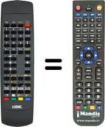Replacement remote control Loewe ARCADA 8584ZP