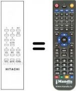 Replacement remote control Hitachi CPT2636