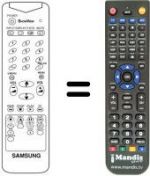 Replacement remote control AA59-10032T