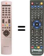 Replacement remote control AXD1471