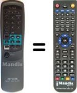 Replacement remote control Aiwa CX-NS50
