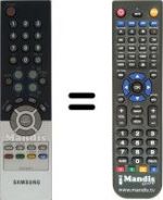 Replacement remote control Samsung LW17M25CP
