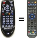 Replacement remote control Samsung WS28W8VNE8XXEC