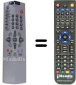 Replacement remote control Akai CTB32PK8A