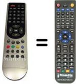 Replacement remote control RCH5J52
