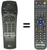 Replacement remote control LG N914P